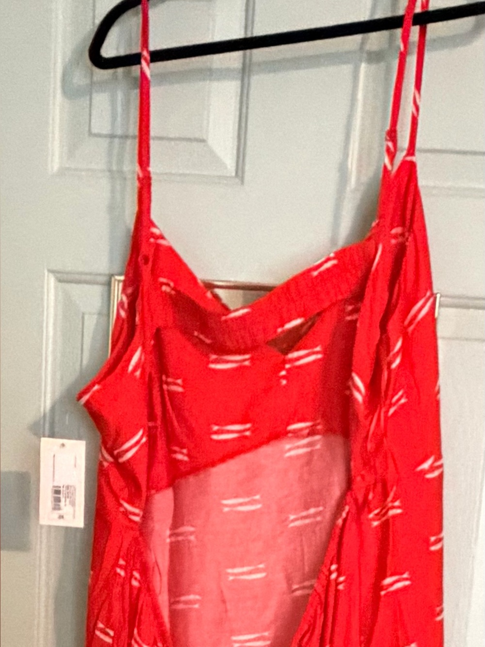 Red Patterned Dress - Picture 2 of 8